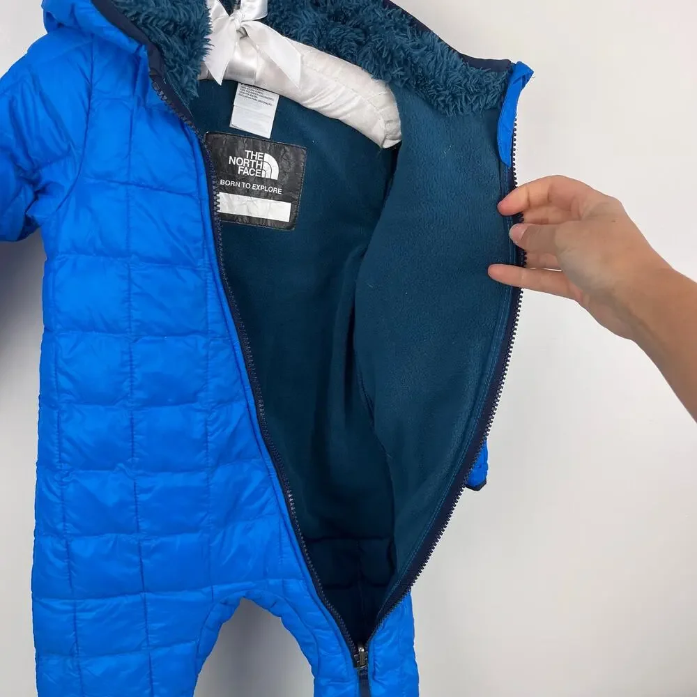 The North Face Infant Thermoball Eco Bunting Snow Suit Blue 6-12 Months - Picture 7 of 9